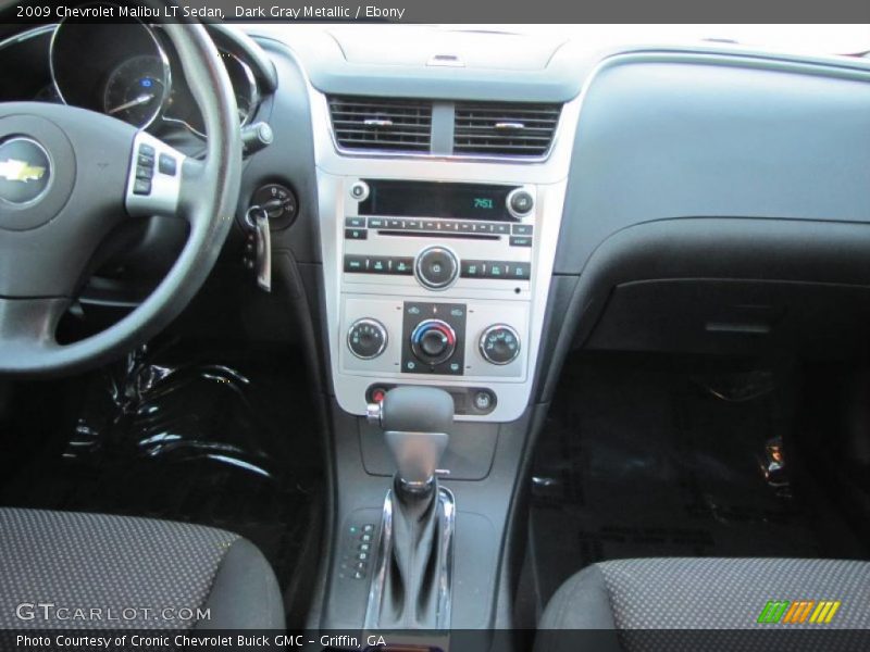 Dark Gray Metallic / Ebony 2009 Chevrolet Malibu LT Sedan