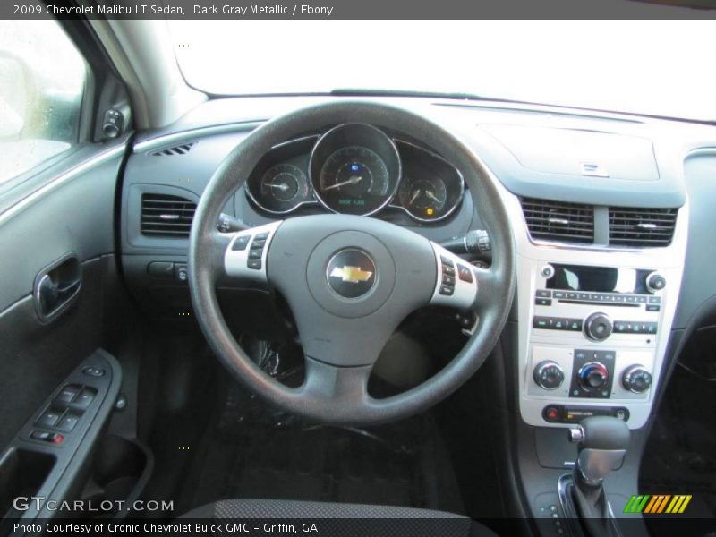 Dark Gray Metallic / Ebony 2009 Chevrolet Malibu LT Sedan