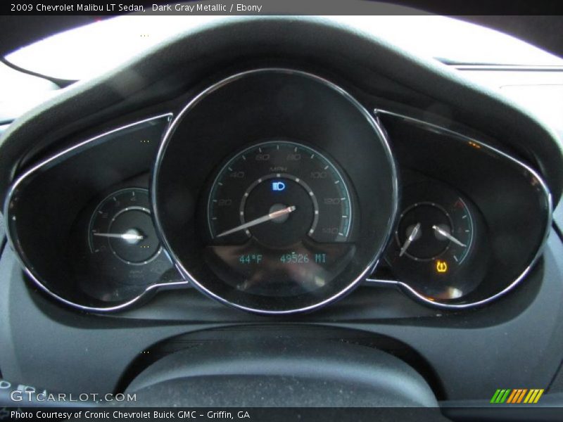 Dark Gray Metallic / Ebony 2009 Chevrolet Malibu LT Sedan