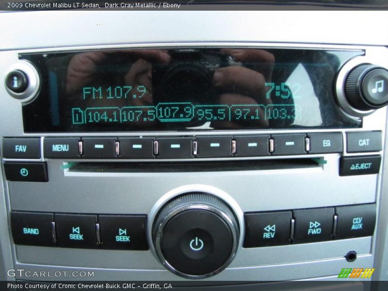 Dark Gray Metallic / Ebony 2009 Chevrolet Malibu LT Sedan