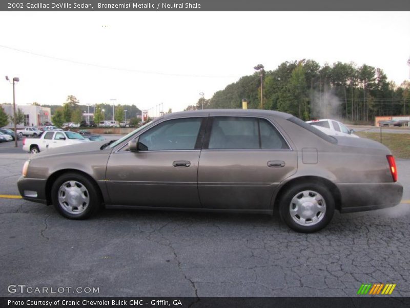 Bronzemist Metallic / Neutral Shale 2002 Cadillac DeVille Sedan