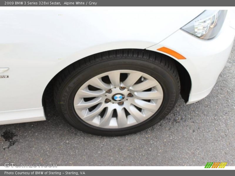 Alpine White / Grey 2009 BMW 3 Series 328xi Sedan