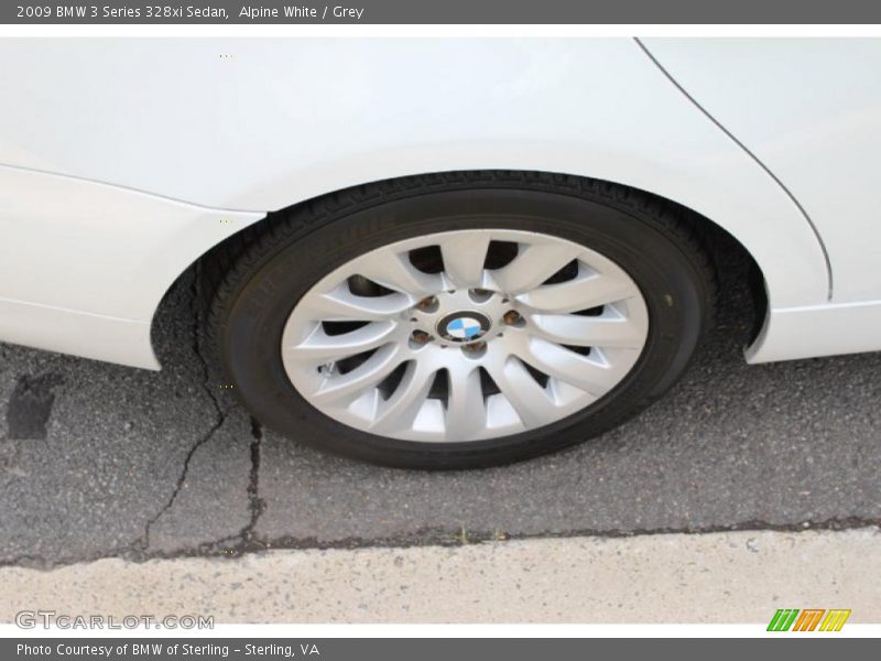 Alpine White / Grey 2009 BMW 3 Series 328xi Sedan