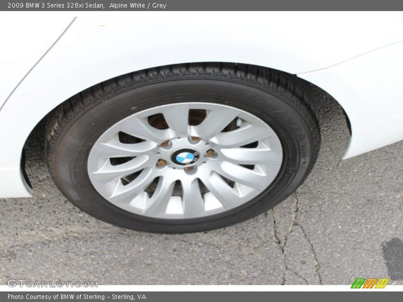 Alpine White / Grey 2009 BMW 3 Series 328xi Sedan