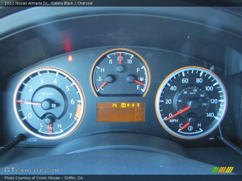 Galaxy Black / Charcoal 2011 Nissan Armada SV