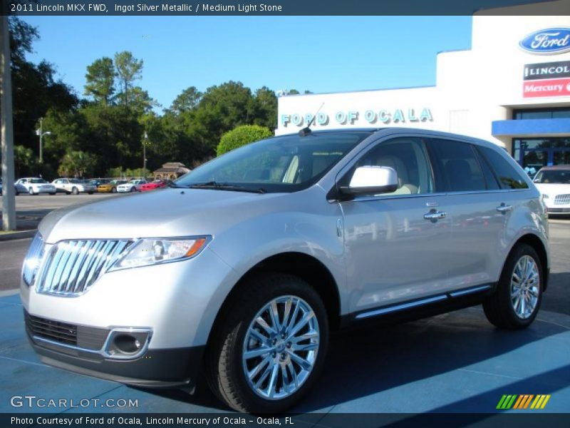 Ingot Silver Metallic / Medium Light Stone 2011 Lincoln MKX FWD