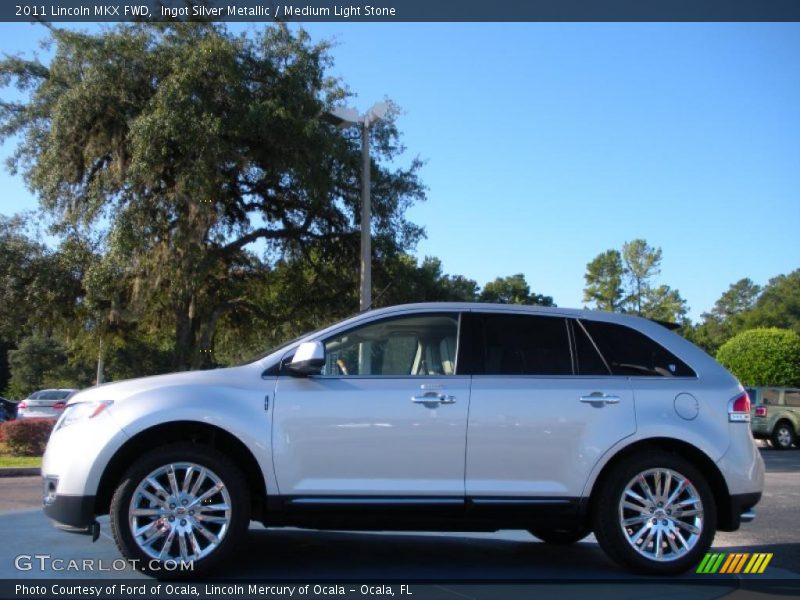 Ingot Silver Metallic / Medium Light Stone 2011 Lincoln MKX FWD