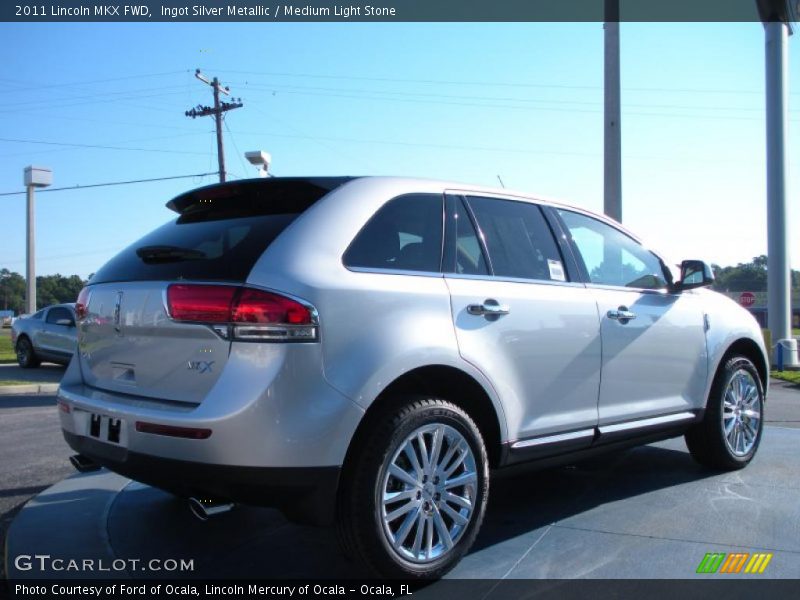 Ingot Silver Metallic / Medium Light Stone 2011 Lincoln MKX FWD