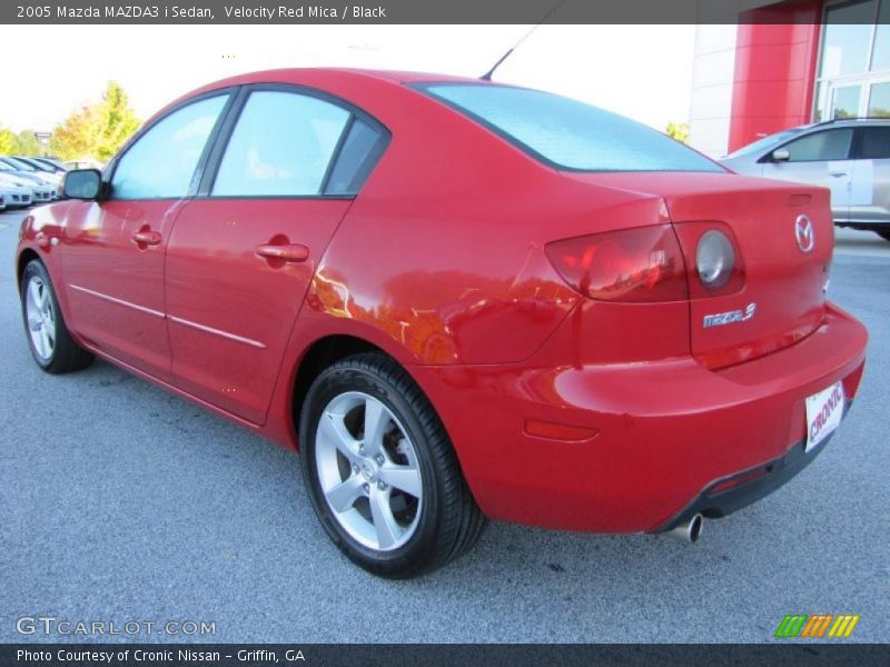 Velocity Red Mica / Black 2005 Mazda MAZDA3 i Sedan