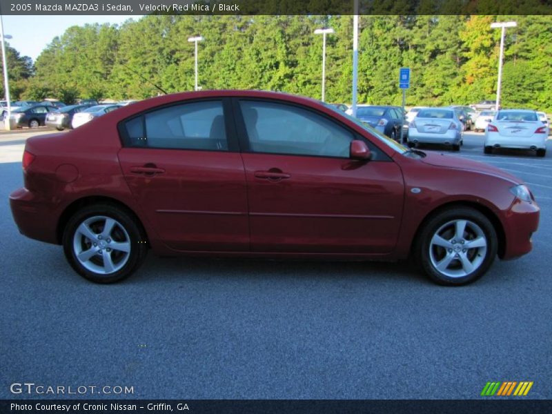 Velocity Red Mica / Black 2005 Mazda MAZDA3 i Sedan