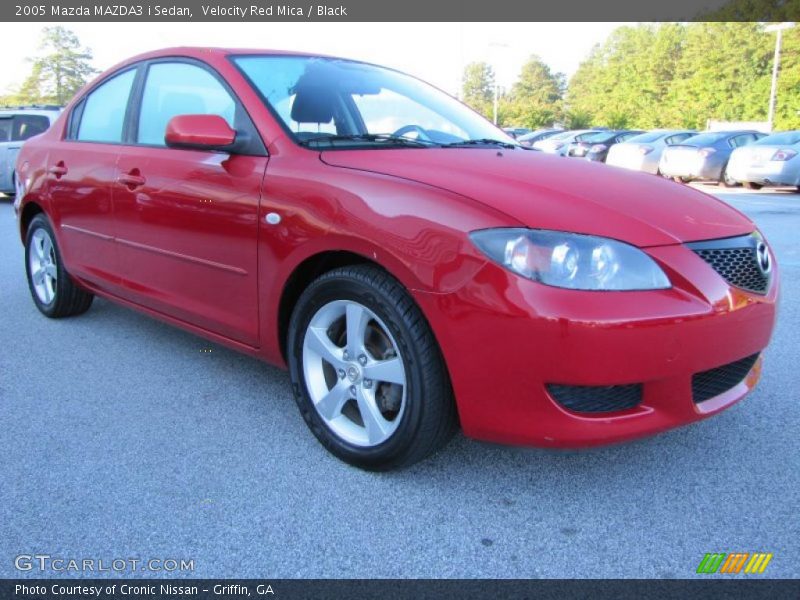 Velocity Red Mica / Black 2005 Mazda MAZDA3 i Sedan