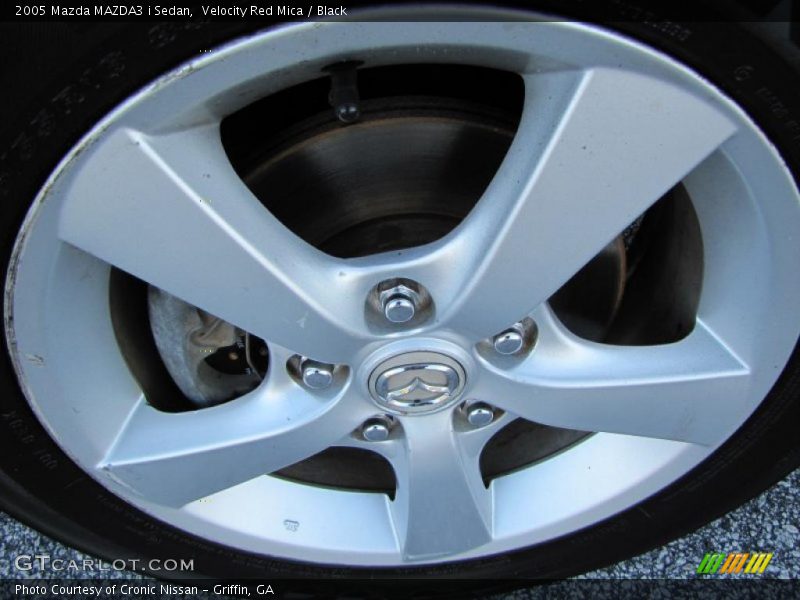 Velocity Red Mica / Black 2005 Mazda MAZDA3 i Sedan