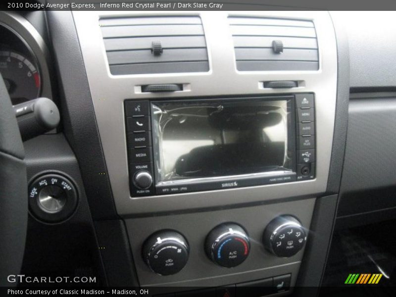 Inferno Red Crystal Pearl / Dark Slate Gray 2010 Dodge Avenger Express