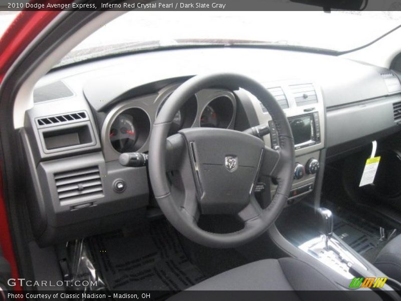Inferno Red Crystal Pearl / Dark Slate Gray 2010 Dodge Avenger Express