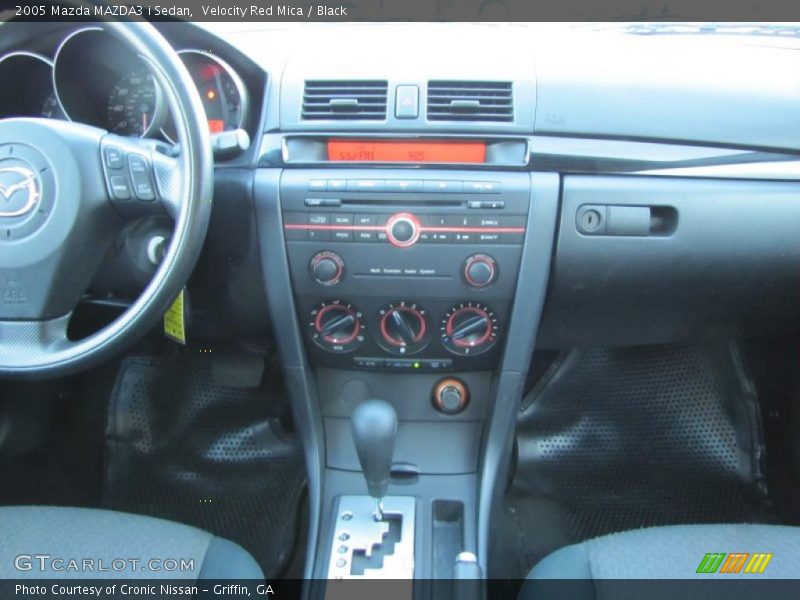 Velocity Red Mica / Black 2005 Mazda MAZDA3 i Sedan