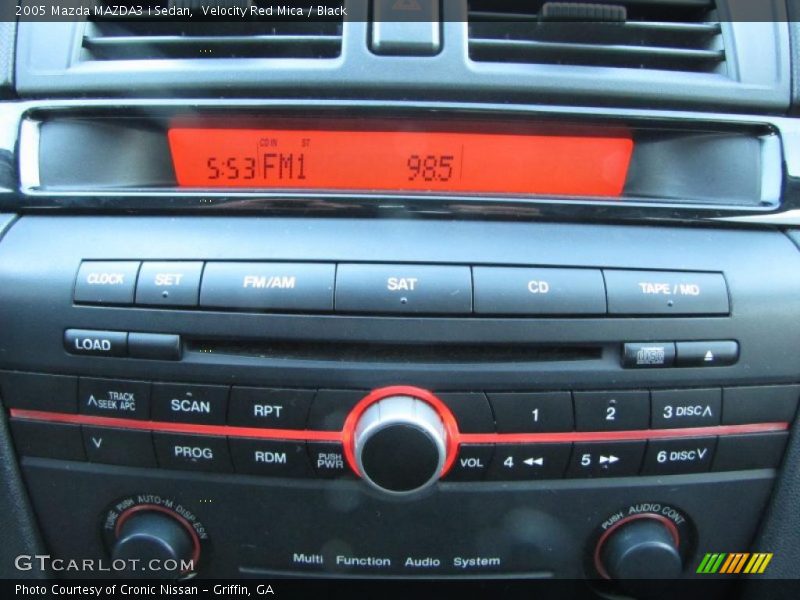 Velocity Red Mica / Black 2005 Mazda MAZDA3 i Sedan