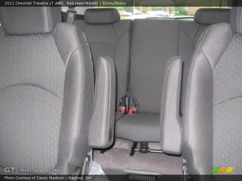 Red Jewel Metallic / Ebony/Ebony 2011 Chevrolet Traverse LT AWD
