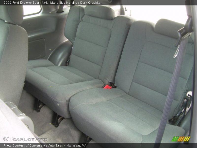Island Blue Metallic / Dark Graphite 2001 Ford Explorer Sport 4x4
