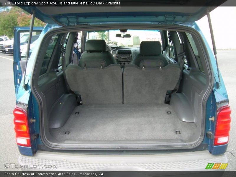 Island Blue Metallic / Dark Graphite 2001 Ford Explorer Sport 4x4