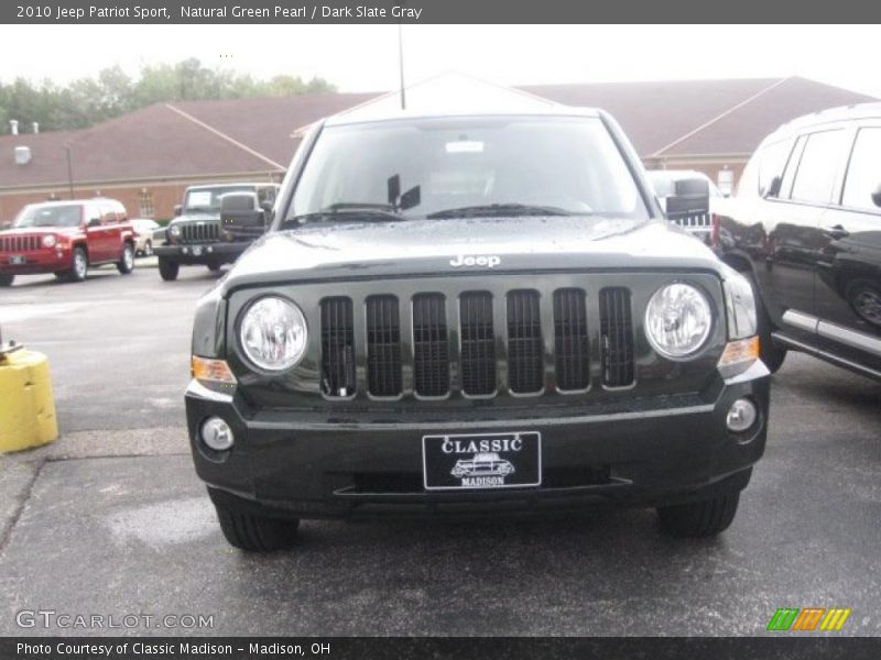 Natural Green Pearl / Dark Slate Gray 2010 Jeep Patriot Sport