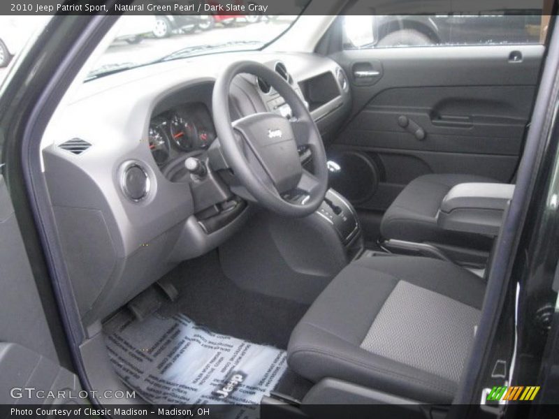 Natural Green Pearl / Dark Slate Gray 2010 Jeep Patriot Sport