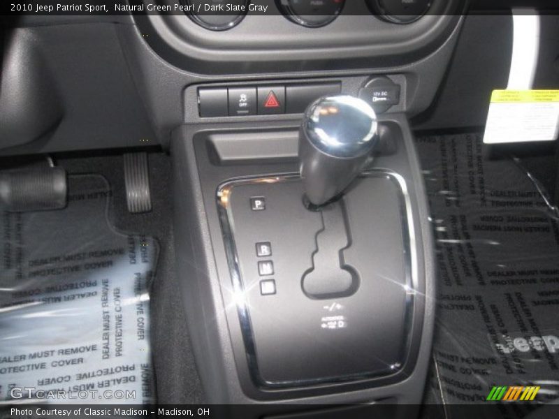 Natural Green Pearl / Dark Slate Gray 2010 Jeep Patriot Sport