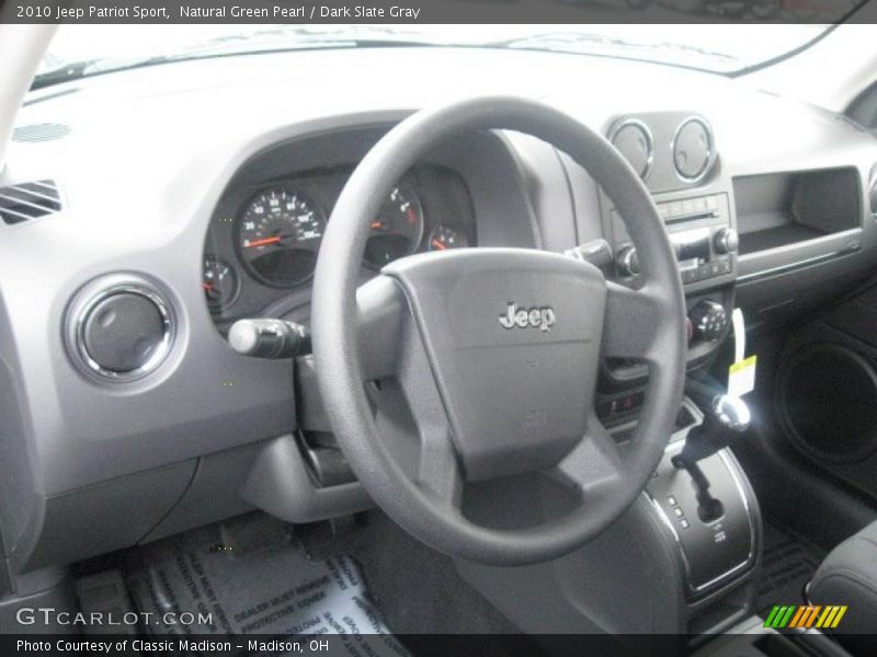 Natural Green Pearl / Dark Slate Gray 2010 Jeep Patriot Sport