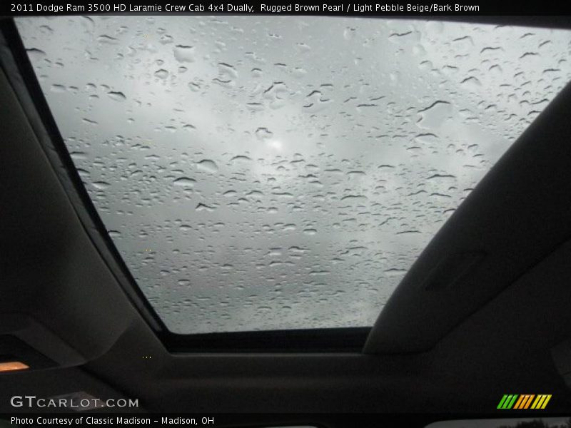 Rugged Brown Pearl / Light Pebble Beige/Bark Brown 2011 Dodge Ram 3500 HD Laramie Crew Cab 4x4 Dually