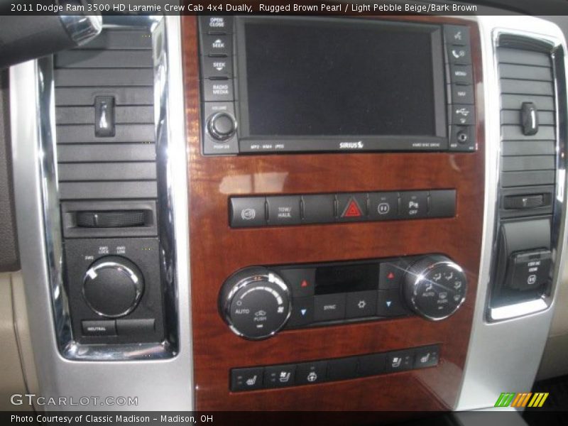 Rugged Brown Pearl / Light Pebble Beige/Bark Brown 2011 Dodge Ram 3500 HD Laramie Crew Cab 4x4 Dually