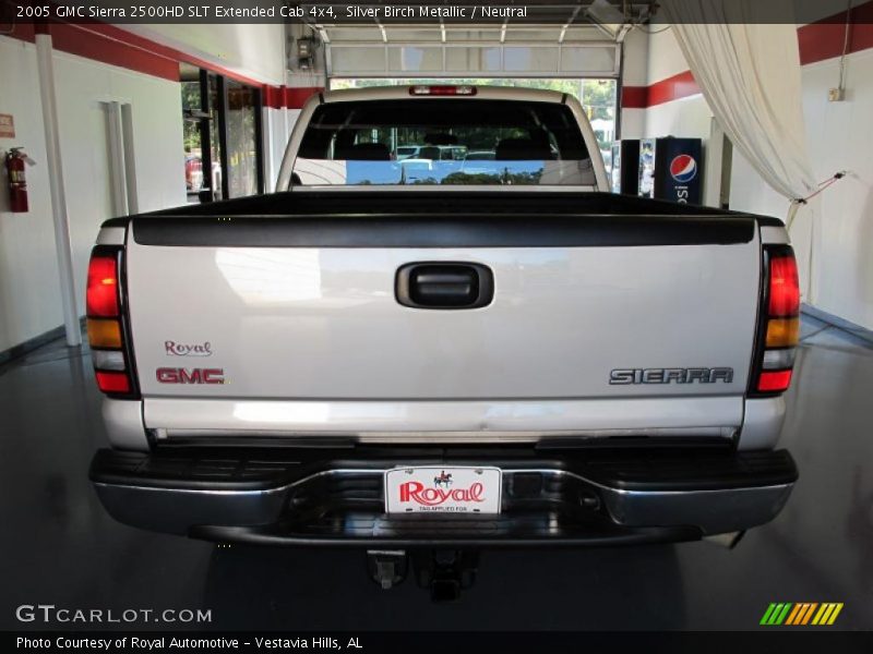 Silver Birch Metallic / Neutral 2005 GMC Sierra 2500HD SLT Extended Cab 4x4