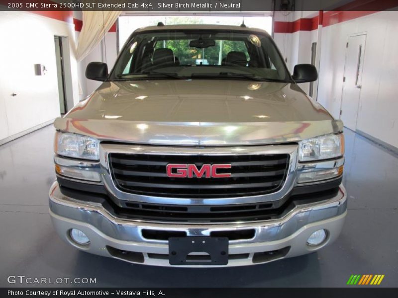Silver Birch Metallic / Neutral 2005 GMC Sierra 2500HD SLT Extended Cab 4x4