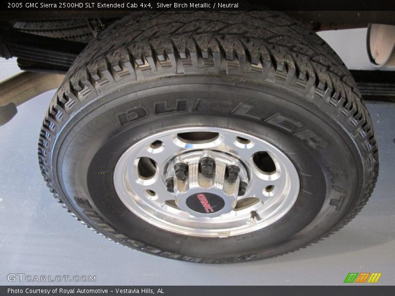 Silver Birch Metallic / Neutral 2005 GMC Sierra 2500HD SLT Extended Cab 4x4