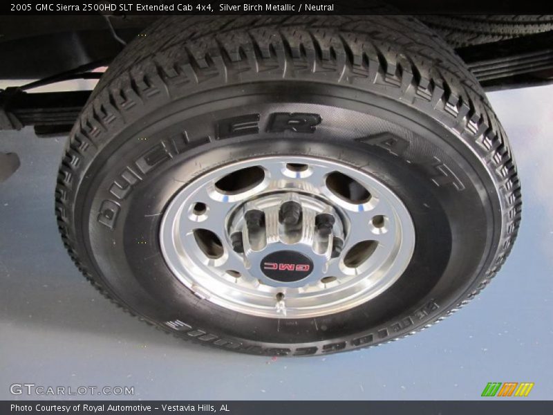 Silver Birch Metallic / Neutral 2005 GMC Sierra 2500HD SLT Extended Cab 4x4