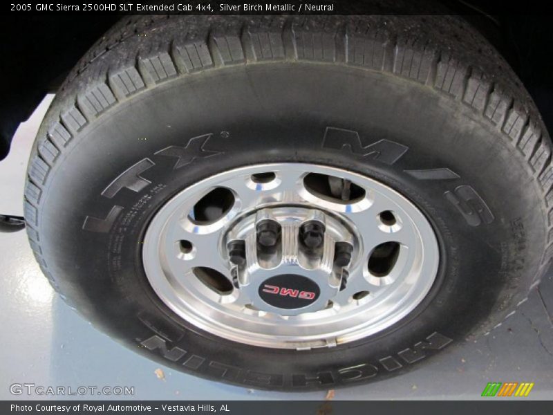 Silver Birch Metallic / Neutral 2005 GMC Sierra 2500HD SLT Extended Cab 4x4