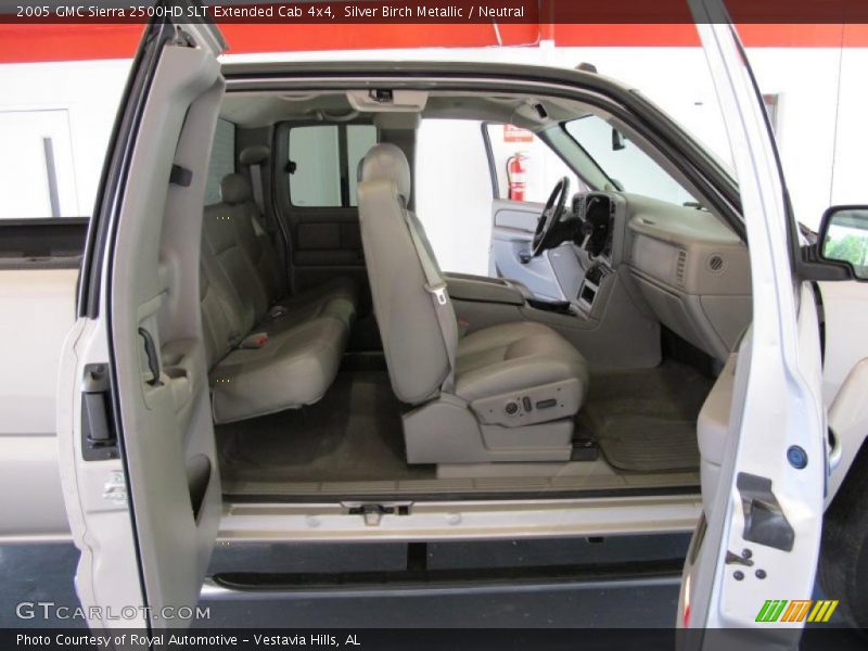 Silver Birch Metallic / Neutral 2005 GMC Sierra 2500HD SLT Extended Cab 4x4