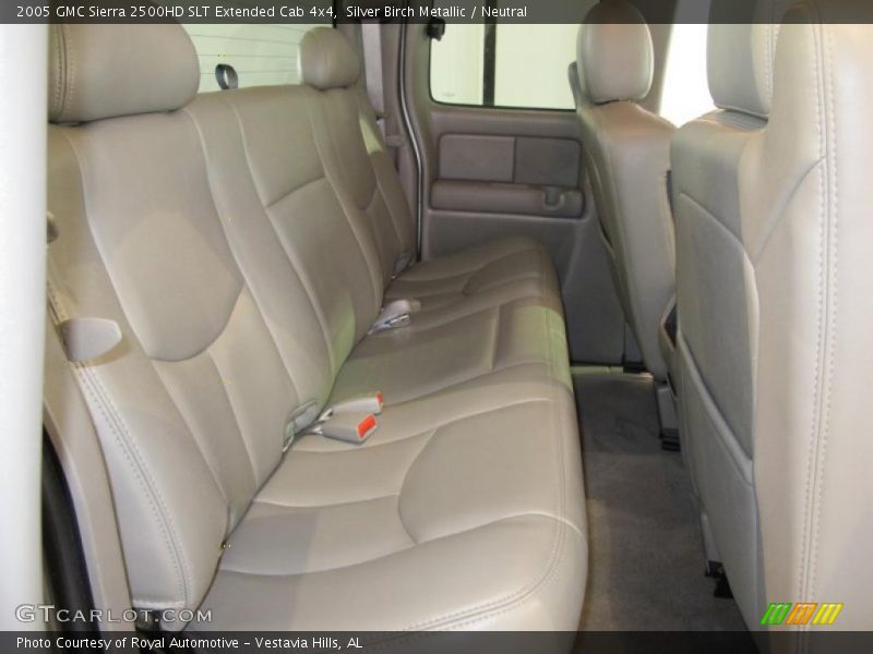 Silver Birch Metallic / Neutral 2005 GMC Sierra 2500HD SLT Extended Cab 4x4