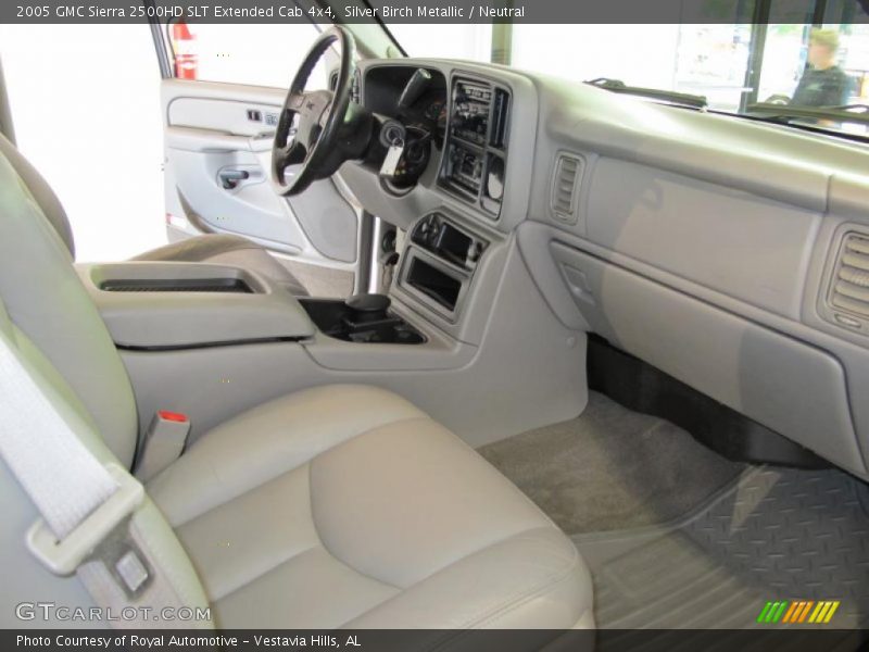 Silver Birch Metallic / Neutral 2005 GMC Sierra 2500HD SLT Extended Cab 4x4