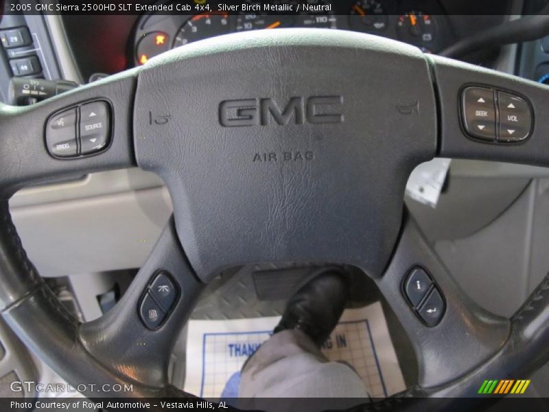 Silver Birch Metallic / Neutral 2005 GMC Sierra 2500HD SLT Extended Cab 4x4