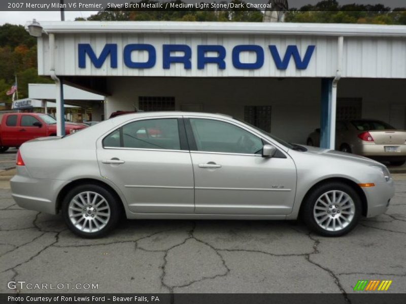 Silver Birch Metallic / Medium Light Stone/Dark Charcoal 2007 Mercury Milan V6 Premier