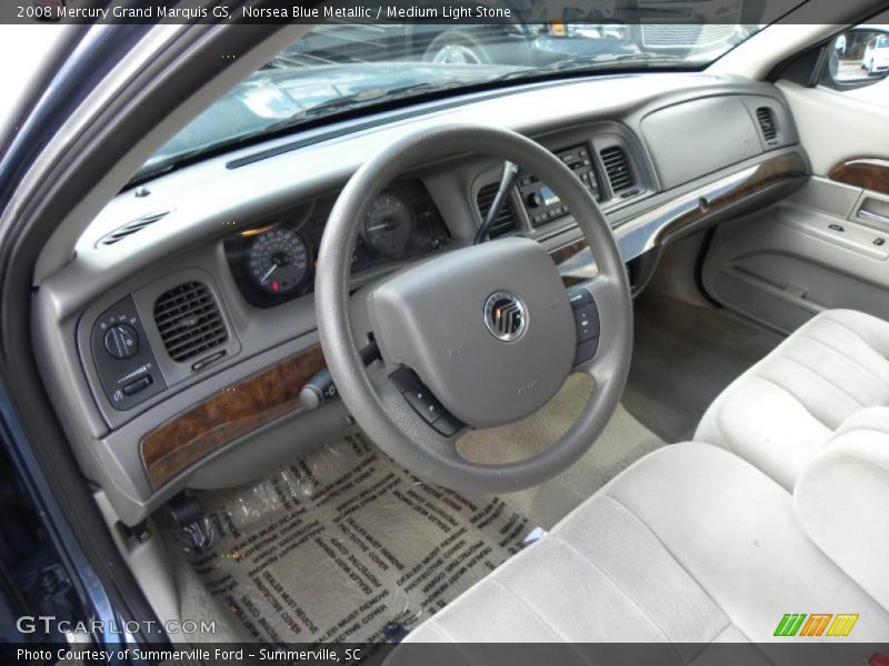 Norsea Blue Metallic / Medium Light Stone 2008 Mercury Grand Marquis GS