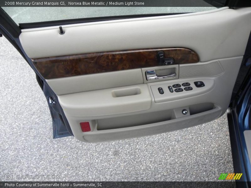 Norsea Blue Metallic / Medium Light Stone 2008 Mercury Grand Marquis GS