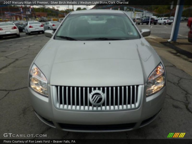 Silver Birch Metallic / Medium Light Stone/Dark Charcoal 2007 Mercury Milan V6 Premier