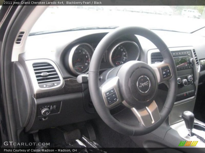 Blackberry Pearl / Black 2011 Jeep Grand Cherokee Laredo 4x4