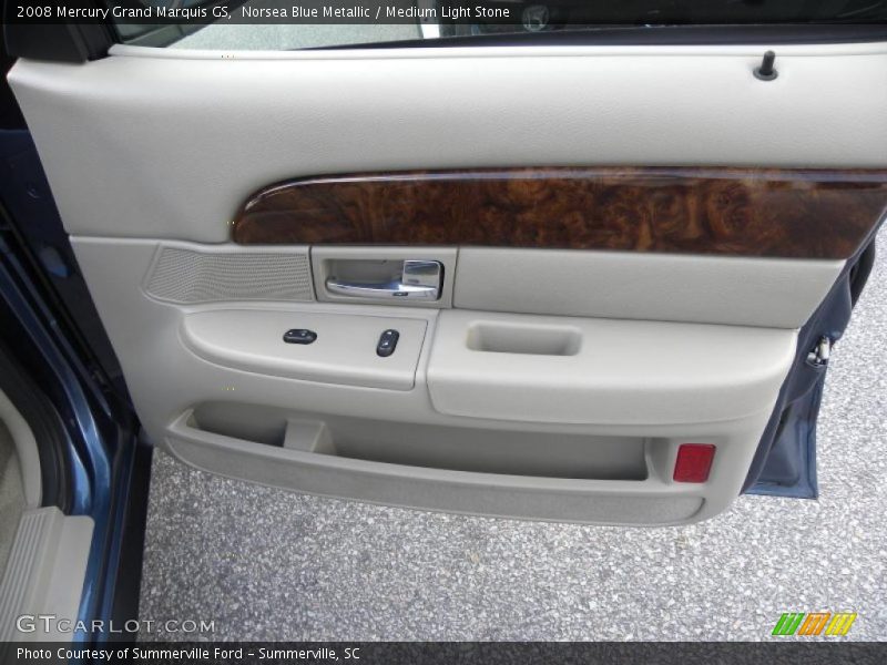 Norsea Blue Metallic / Medium Light Stone 2008 Mercury Grand Marquis GS