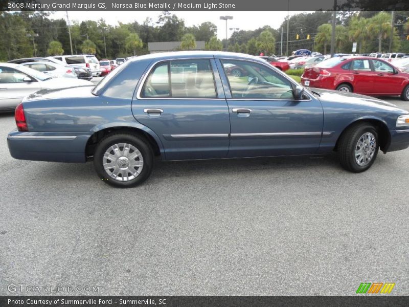 Norsea Blue Metallic / Medium Light Stone 2008 Mercury Grand Marquis GS
