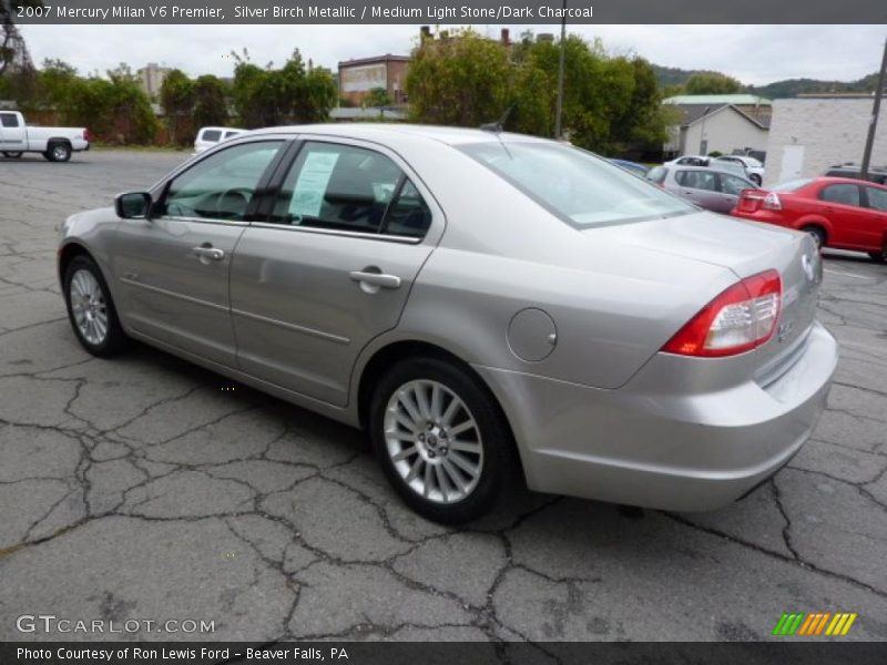 Silver Birch Metallic / Medium Light Stone/Dark Charcoal 2007 Mercury Milan V6 Premier