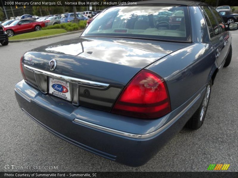 Norsea Blue Metallic / Medium Light Stone 2008 Mercury Grand Marquis GS