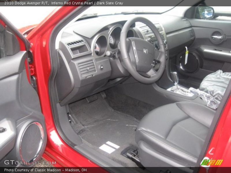 Inferno Red Crystal Pearl / Dark Slate Gray 2010 Dodge Avenger R/T