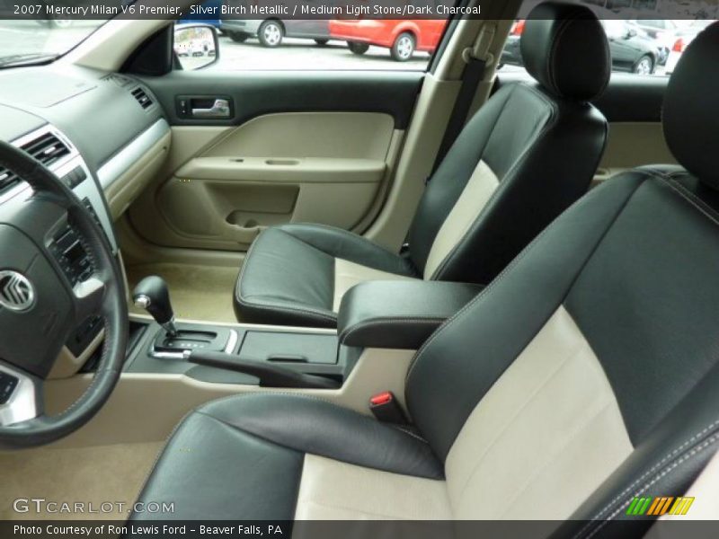 Silver Birch Metallic / Medium Light Stone/Dark Charcoal 2007 Mercury Milan V6 Premier