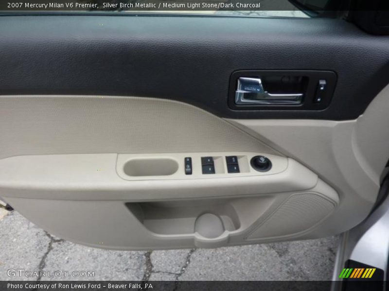 Silver Birch Metallic / Medium Light Stone/Dark Charcoal 2007 Mercury Milan V6 Premier
